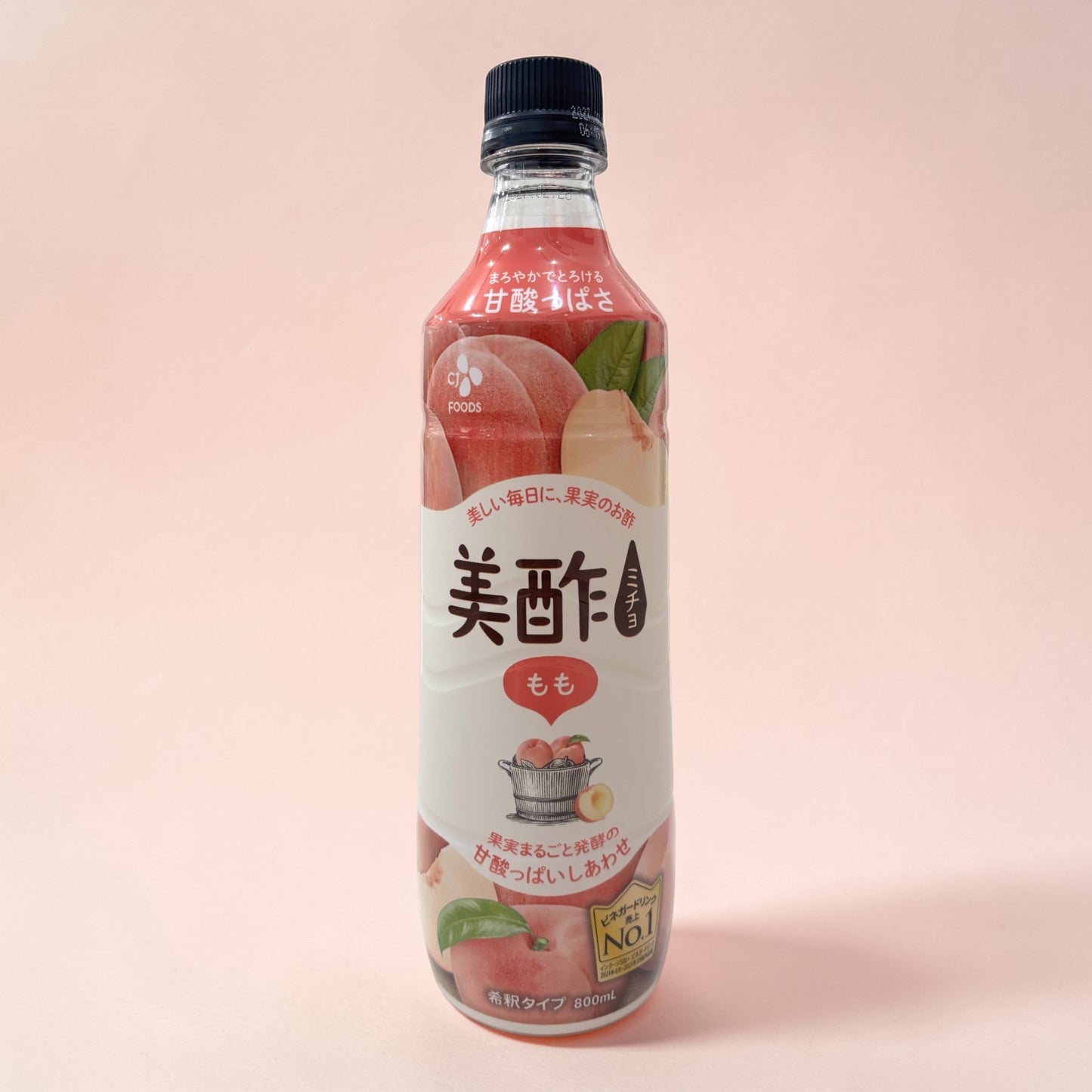 美酢 ミチョ もも味 800ml 希釈タイプ 果実発酵ビューティービネガー