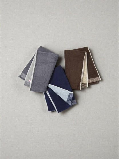 今治 フェイスタオル 3枚組 34 x 85cm  カラー ブラウン