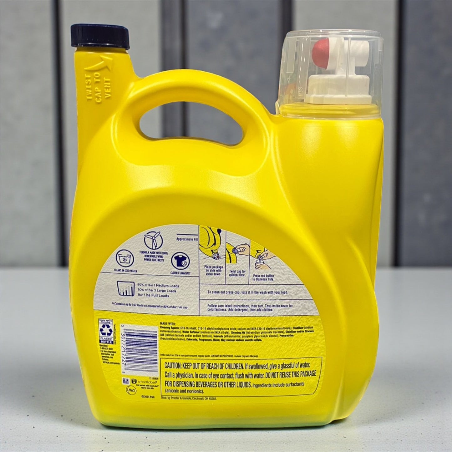 Tide シンプリー オールインワン 液体洗濯洗剤 4.9L  大容量 強力洗浄