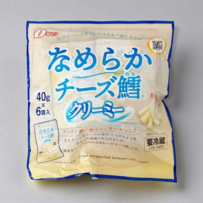 なとりなめらかチーズ鱈40g×6パックのクリーミーなチーズ鱈おやつ