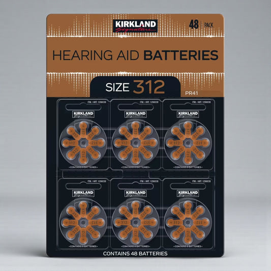 KS 補聴器用空気電池 312/PR41 48粒 カークランドシグネチャー  補聴器 電池