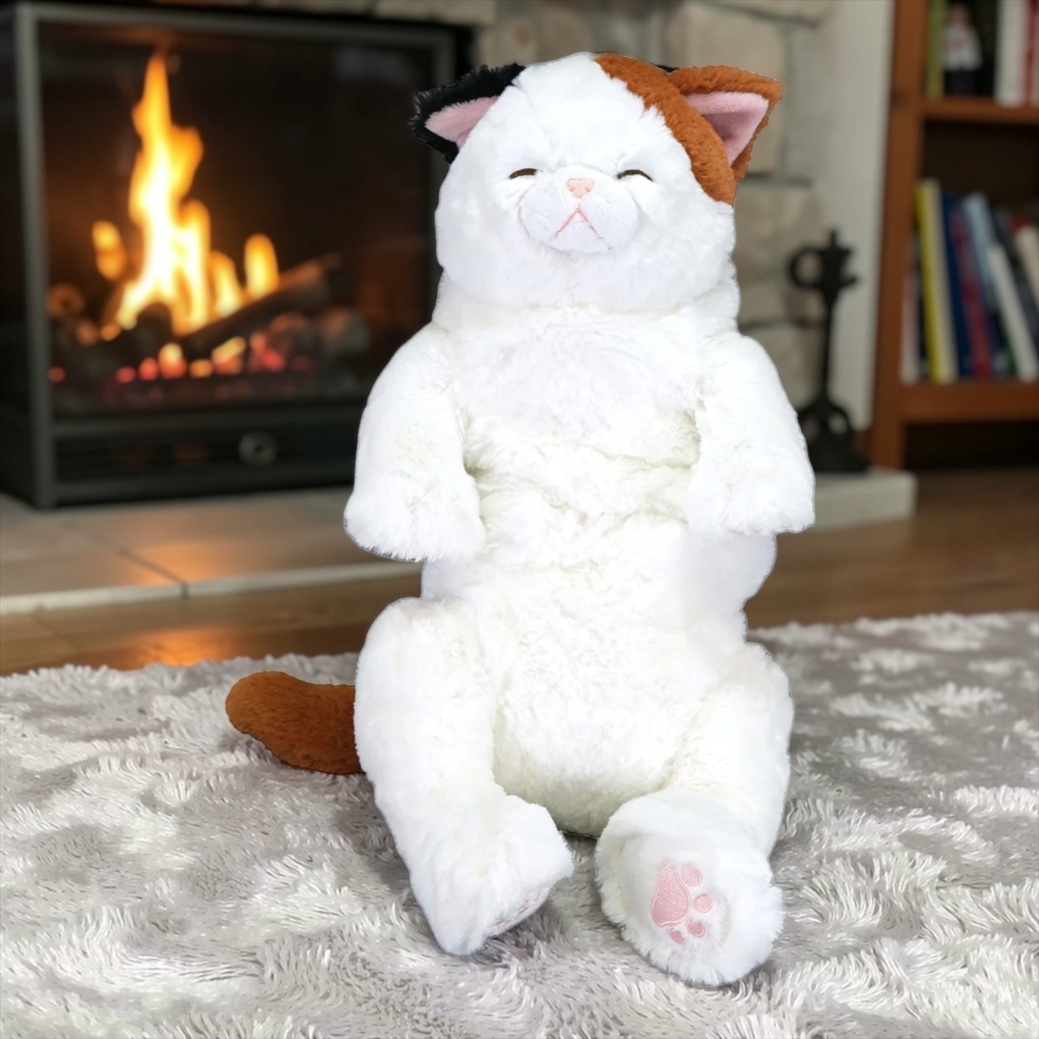 サンレモン ひざねこすやすや L サイズ ぬいぐるみ ねこ 猫 カラー