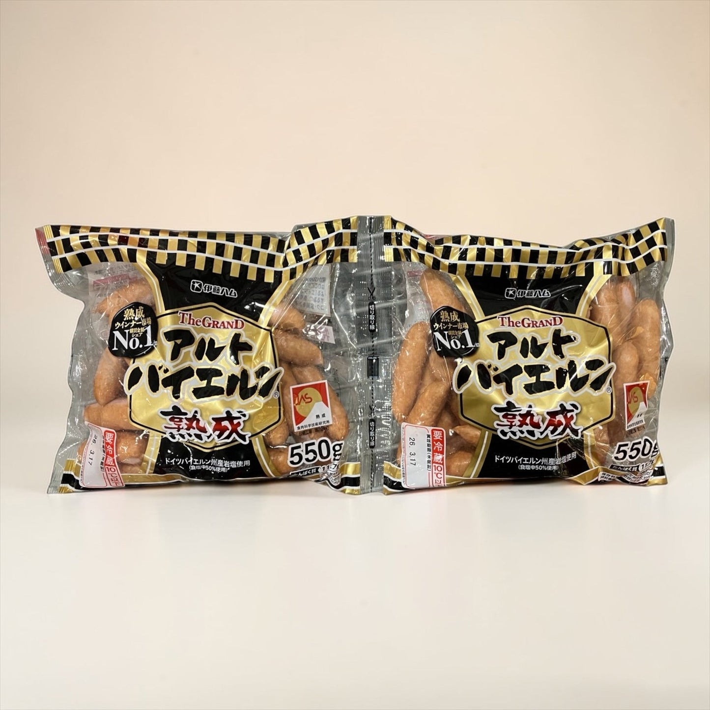 伊藤ハムアルトバイエルン粗挽きウインナー550g×2袋業務用パック