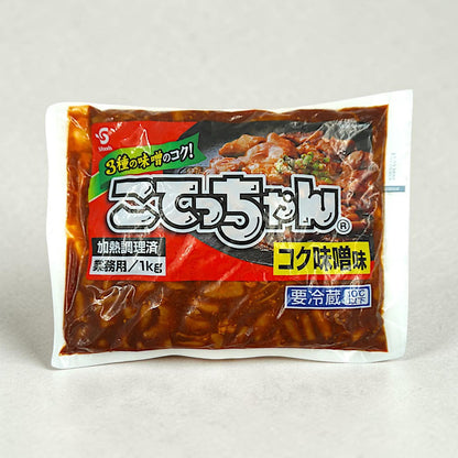 コストコ 商品 全国発送 KOCOSTOREの業務用こてっちゃんコク味噌味1kg。濃厚な味噌ダレに漬け込まれた牛ホルモン