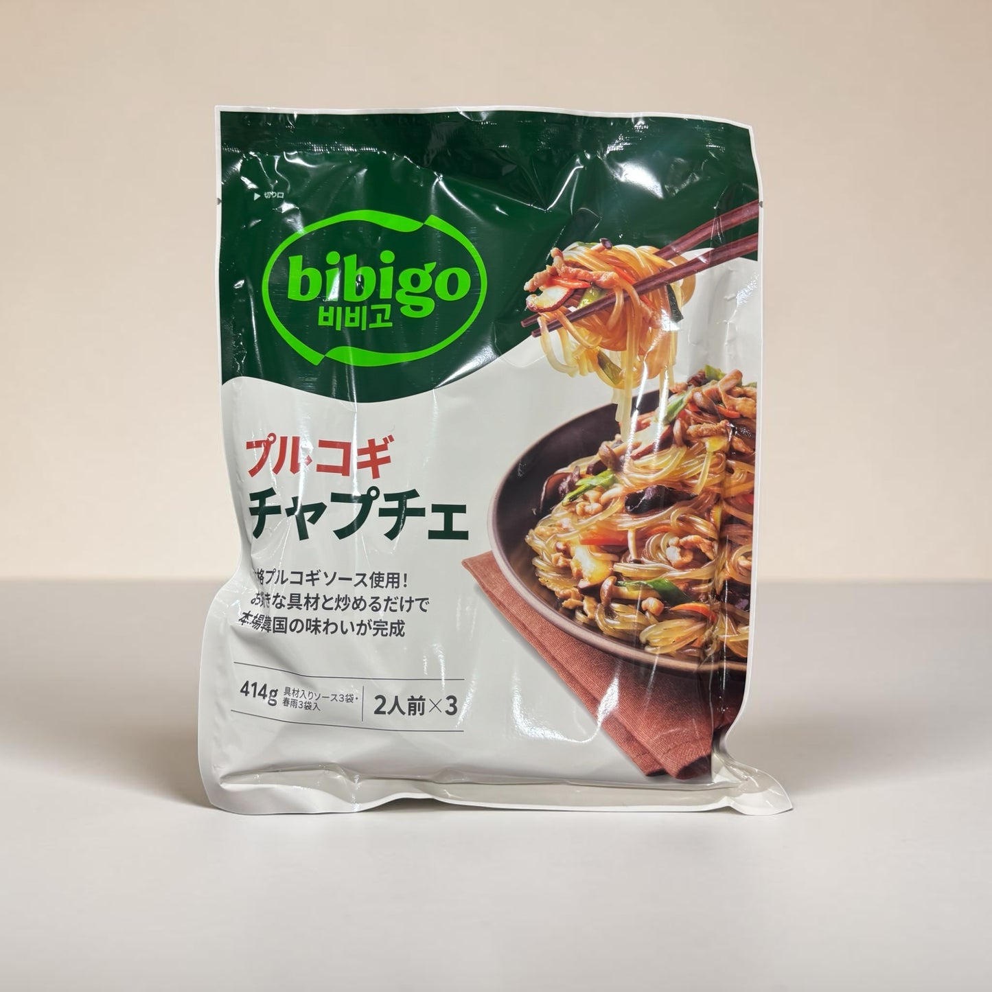 コストコ 商品 全国発送 KOCOSTORE 神奈川県鎌倉市のbibigoプルコギチャプチェ3袋セット。本格韓国料理のミールキット