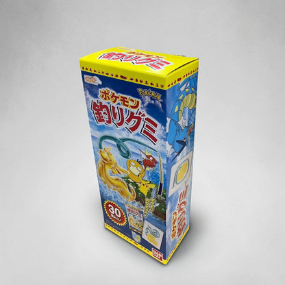 コストコ 商品 全国発送 KOCOSTOREのポケモン釣りグミ30袋入り大容量ボックス。黄色いパッケージに人気ポケモンが描かれた体験型お菓子