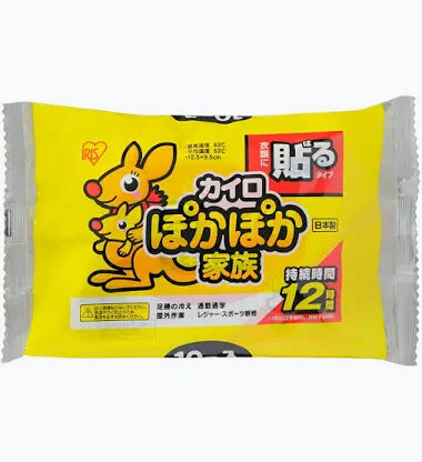 アイリスオーヤマ ぽかぽか家族 貼るカイロ レギュラー 横12.5㎝ 縦9.5㎝ 60パック入り セット販売  カイロ【お得】