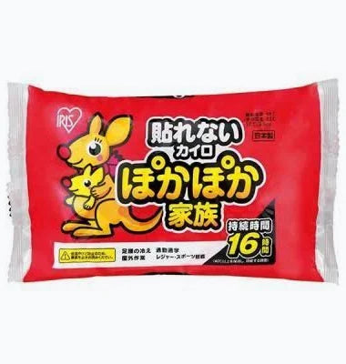 アイリスオーヤマ ぽかぽか家族 貼れないカイロ レギュラー 横12.5㎝ 縦9.5㎝ 60パック入り セット カイロ 【お得】